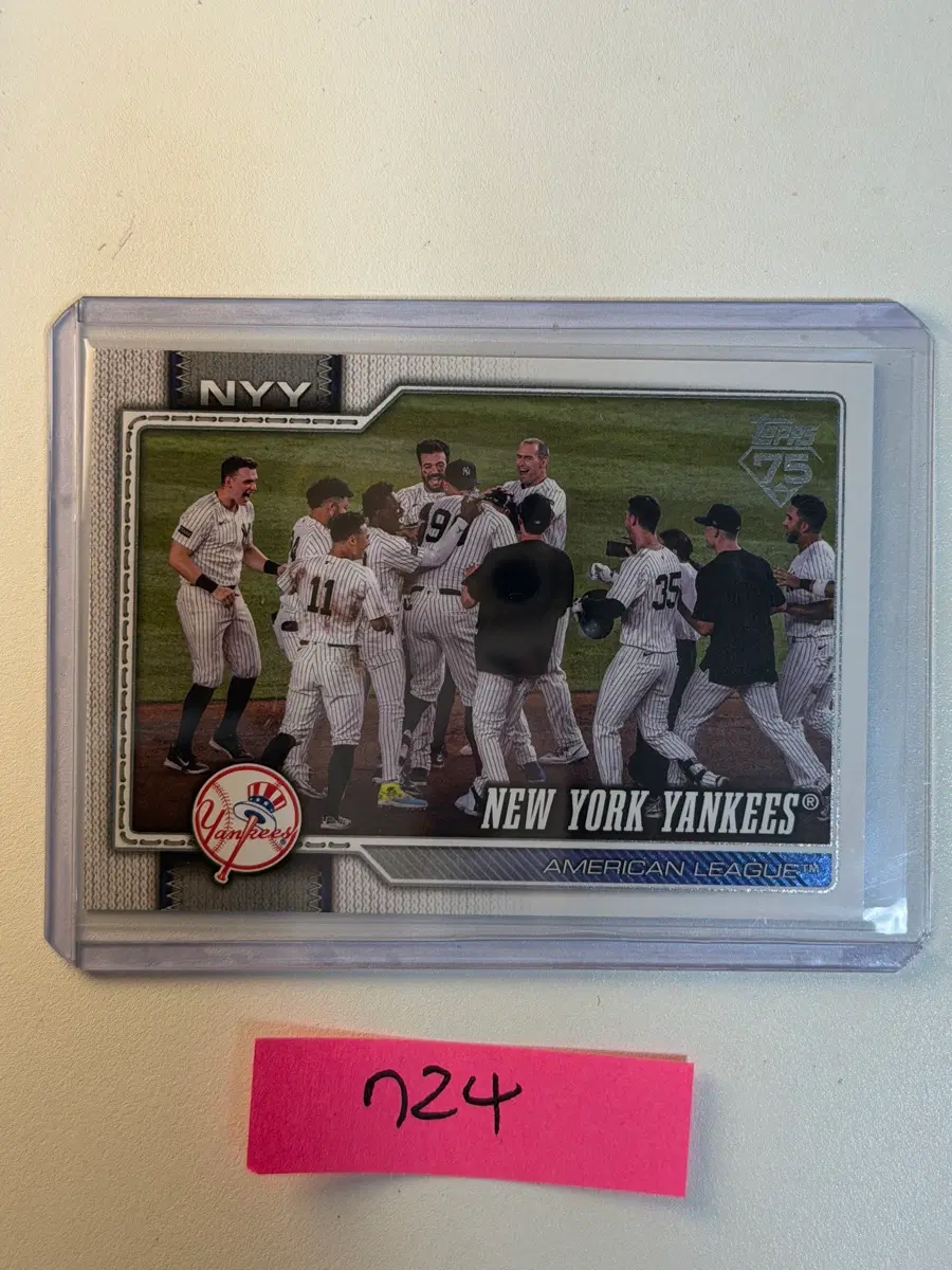 뉴욕 양키스 2026 팀 카드 Topps MLB 야구카드