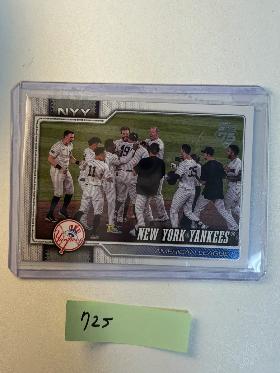 뉴욕 양키스 2026 팀 카드 Topps MLB 야구카드