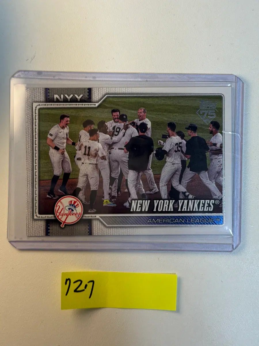 뉴욕 양키스 2026 팀 카드 Topps MLB 야구카드