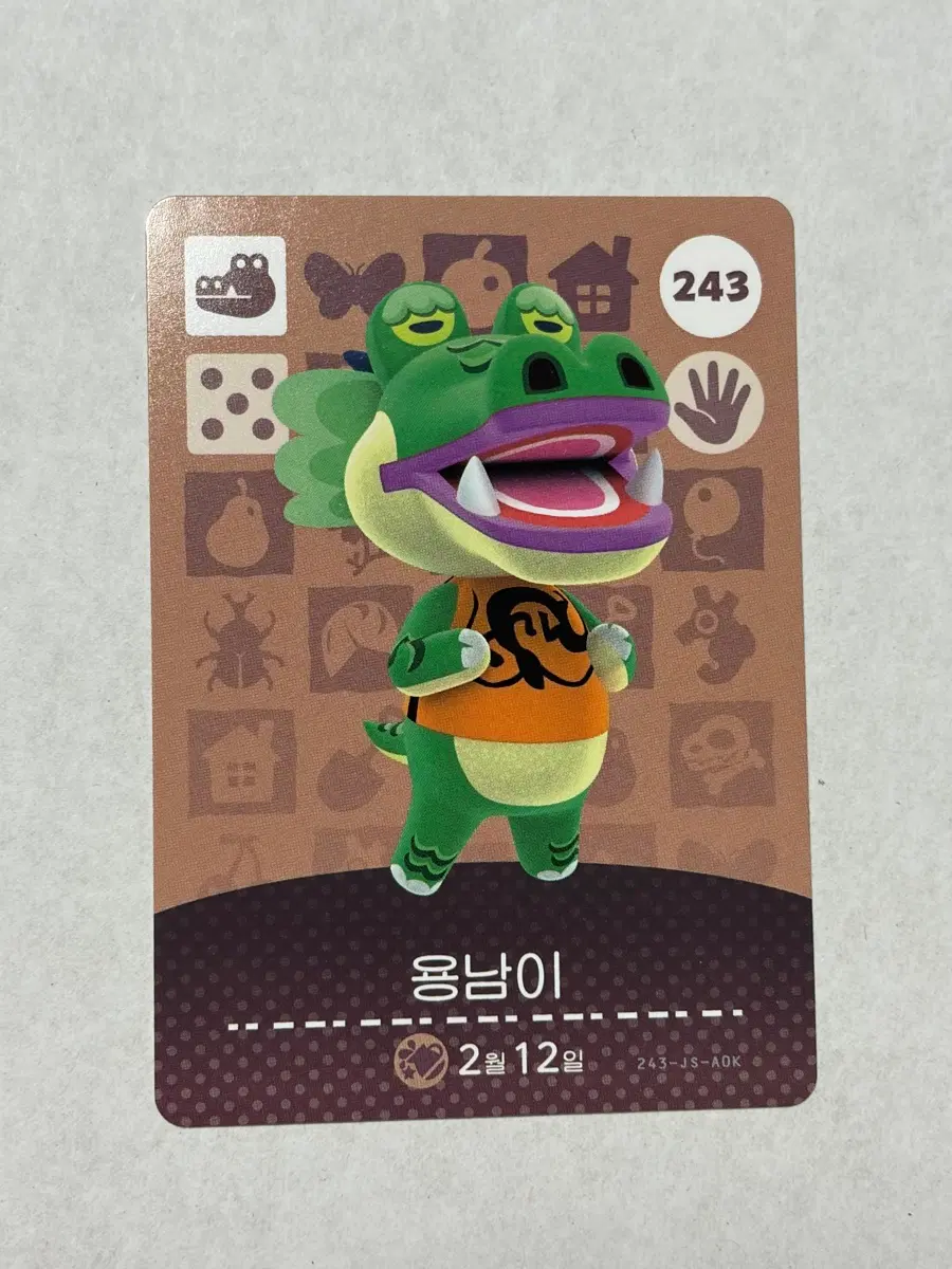 (정품)닌텐도 동물의숲 아미보 243 용남이