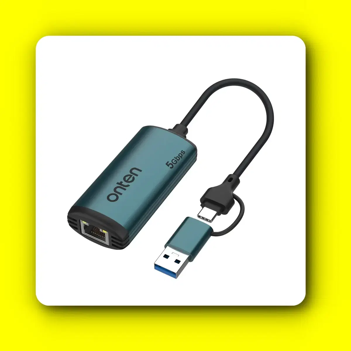 [딜러직판가/새상품]USB A타입 C타입 to RJ45 기가비트 유선랜카드 C타입 5Gbps