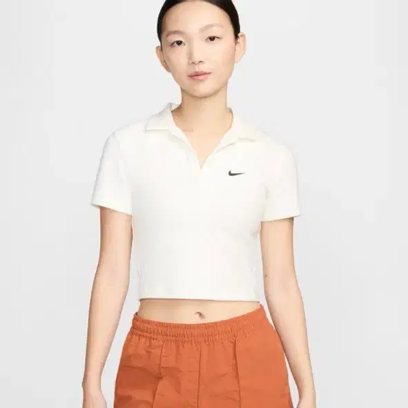 나이키 스포츠웨어 에센셜 여성 반팔 폴로 탑 S