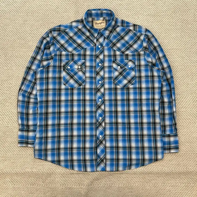 랭글러 체크 웨스턴 셔츠 r4609