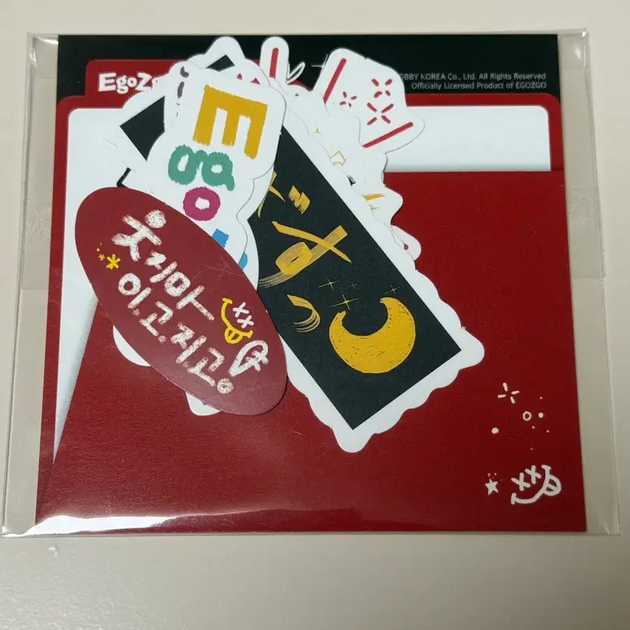 엑스러브 Xlov 이고지고 웰컴키트 스티커