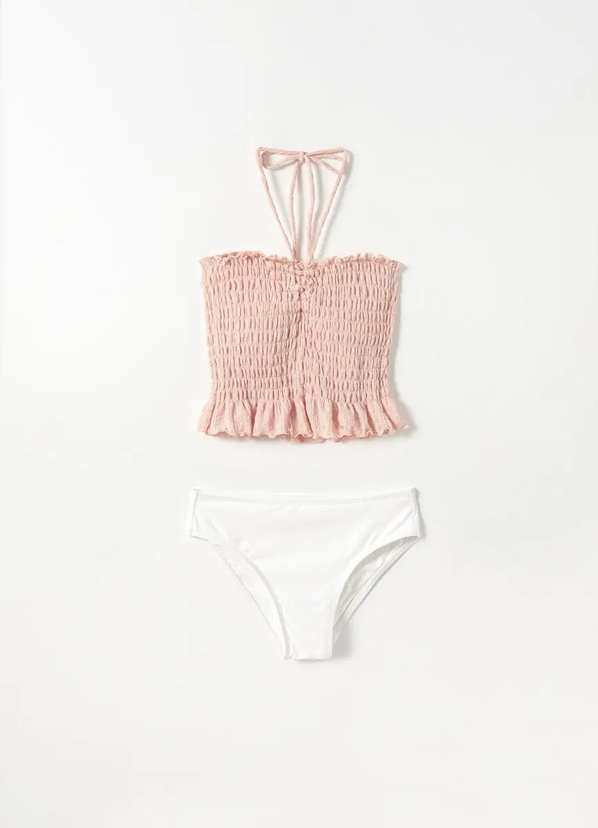 르베인 수영복 Tuei Smoked Bikini(Peach Pink)