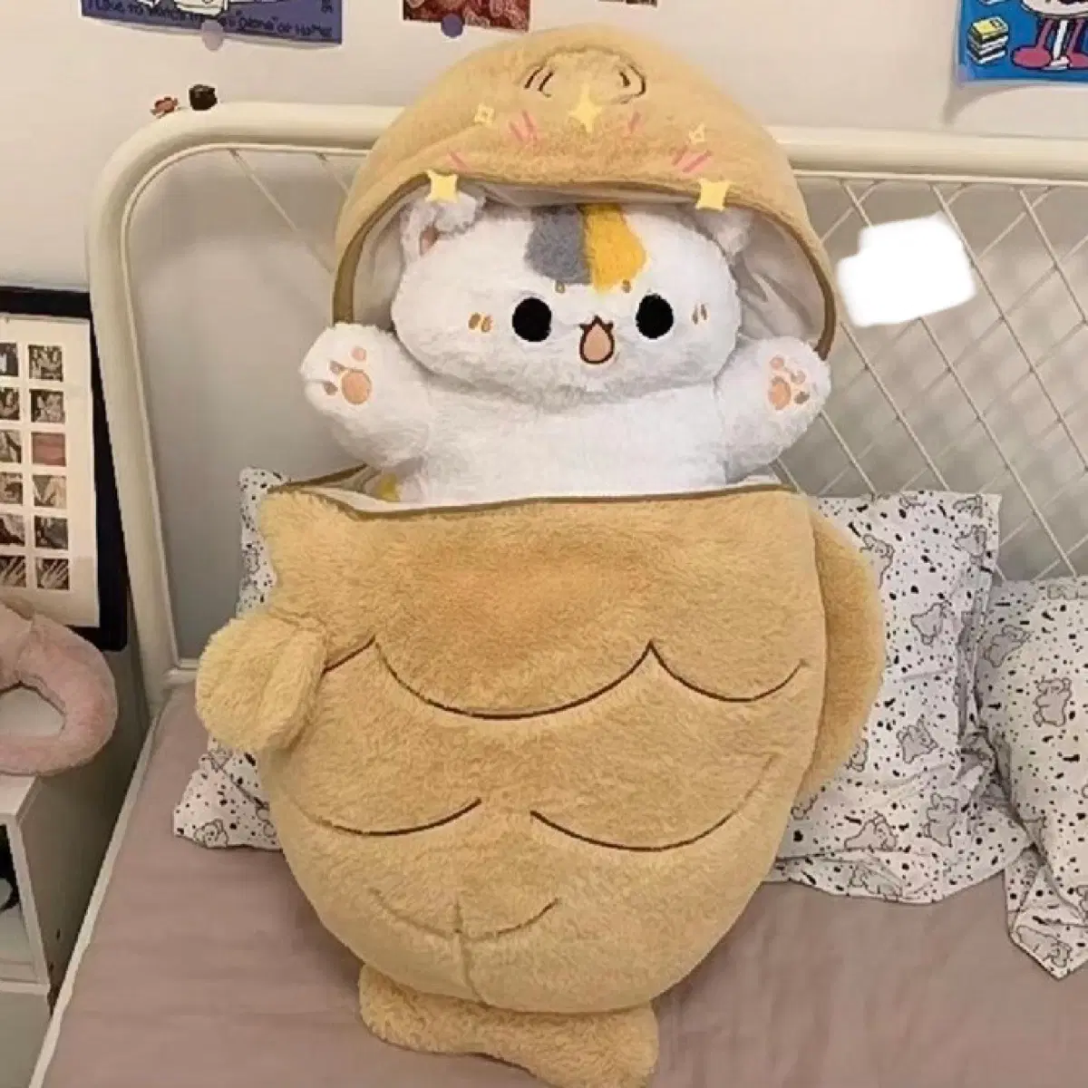 붕어빵 속 고양이 특대형 대형 인형 인형뽑기 80cm 기념일 선물 추석