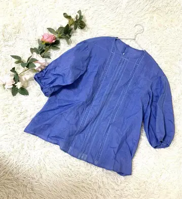 MACKINTOSH LONDON 상의 블라우스 사이즈 38 M 블루
