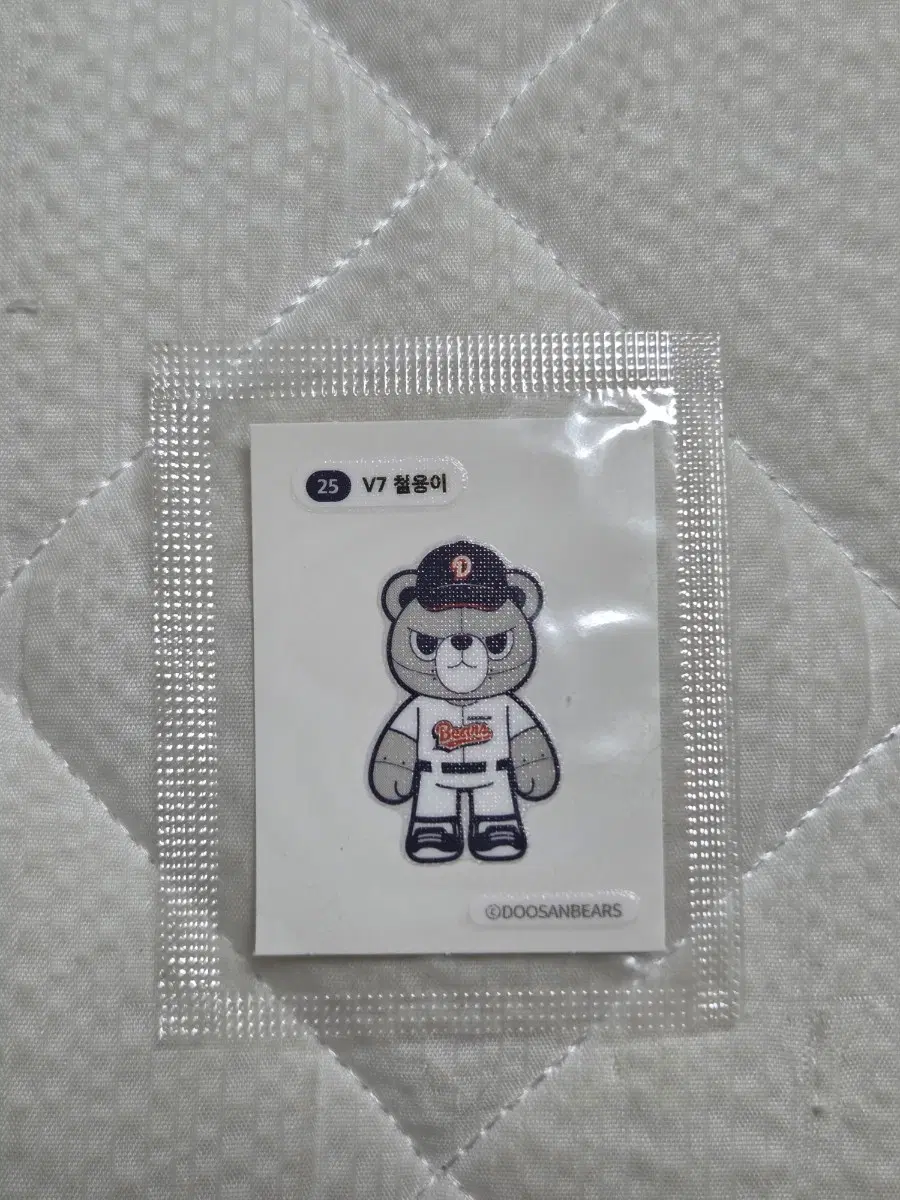 두산 철웅이 띠부씰