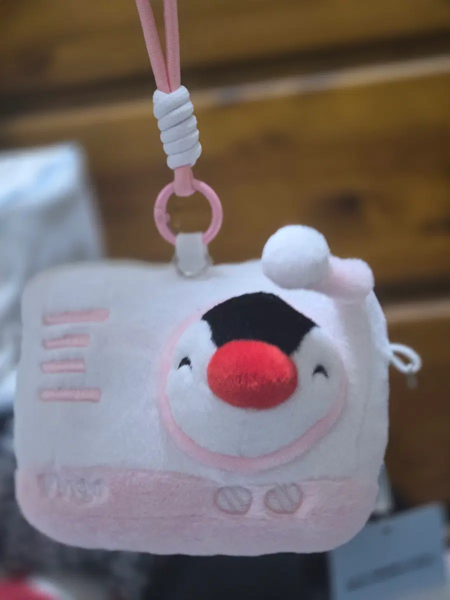 [판매] 핑구 사진기 인형 분홍
