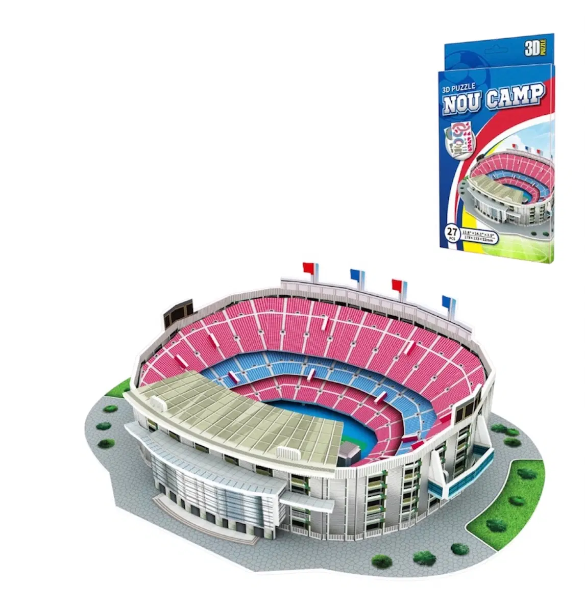 캄 노우(Camp Nou) 3D 조립 모형