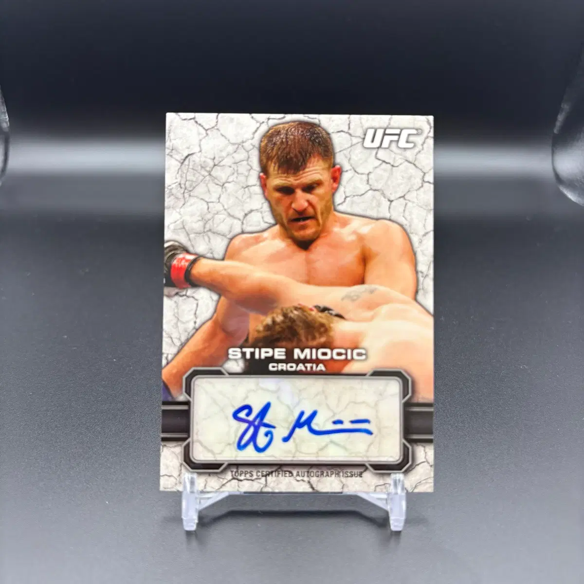 2013 탑스 UFC 블루드라인 스티페 미오치치 오토 카드