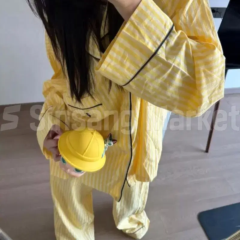 [빠른발송] 노랑잠옷세트