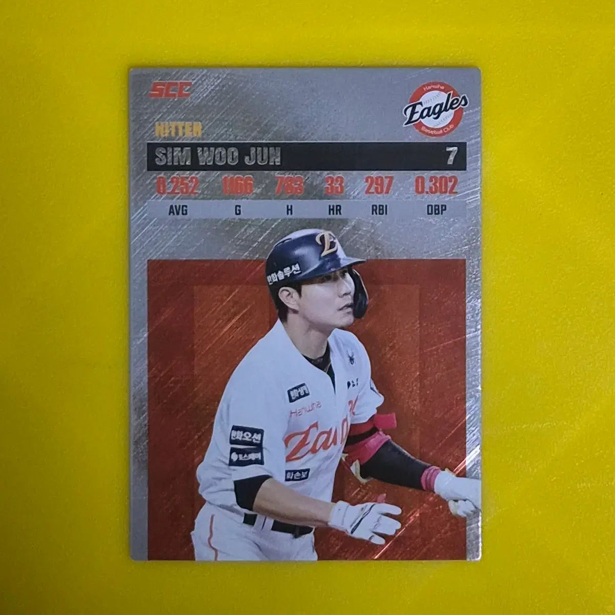 한화 이글스 심우준 선수 카드