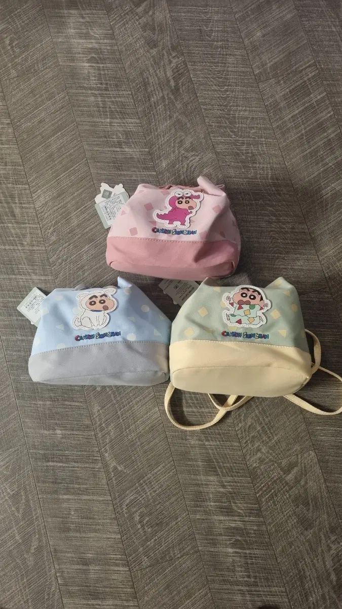 짱구는못말려 파우치 3종 세트
