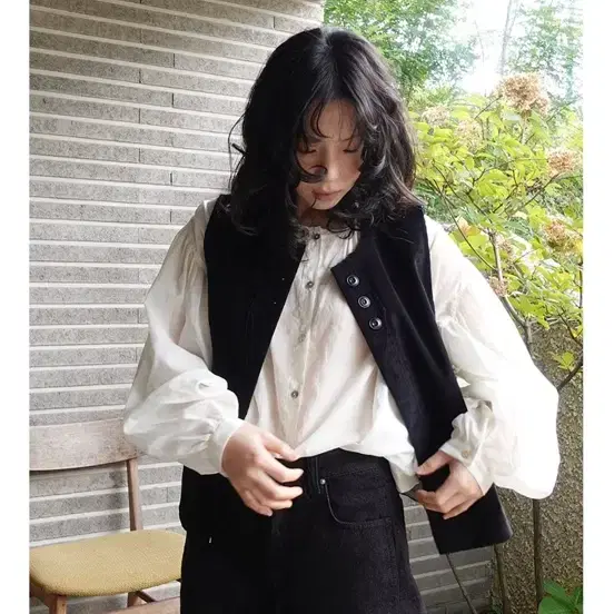 모크 mok corduroy VEST