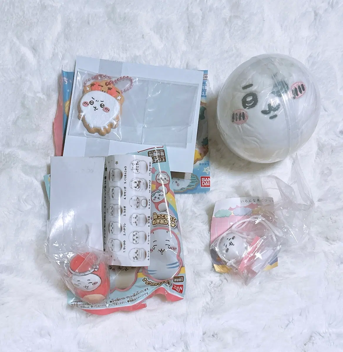 치이카와 오뚝이 쿠너츠 피규어 모찌페이스 인형 굿즈 쿠키참 키링 치이카와