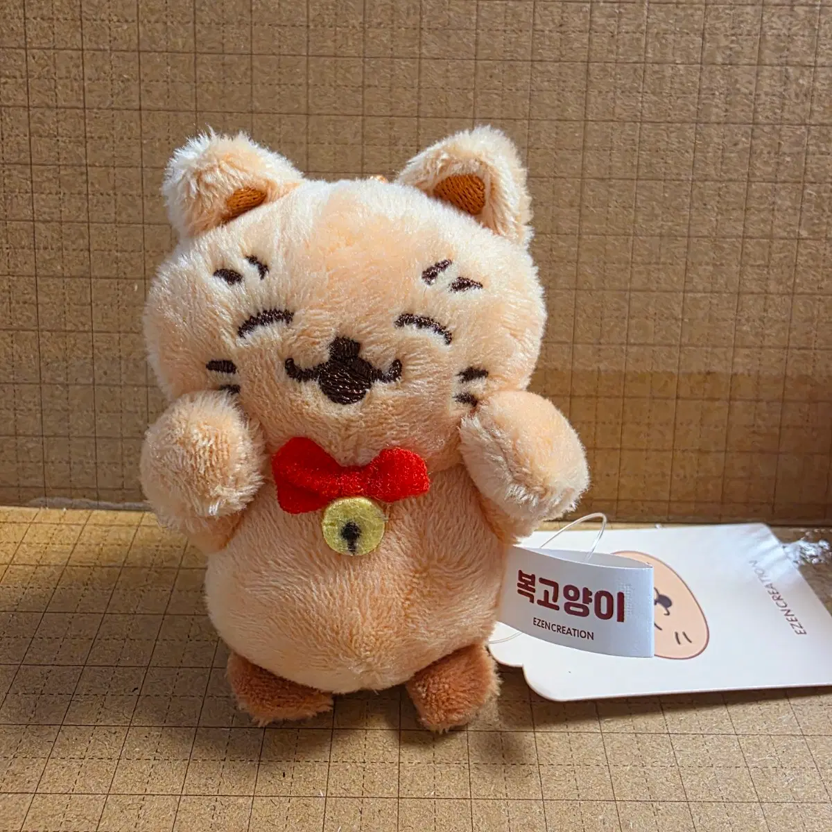 복고양이 인형 키링 새상품.