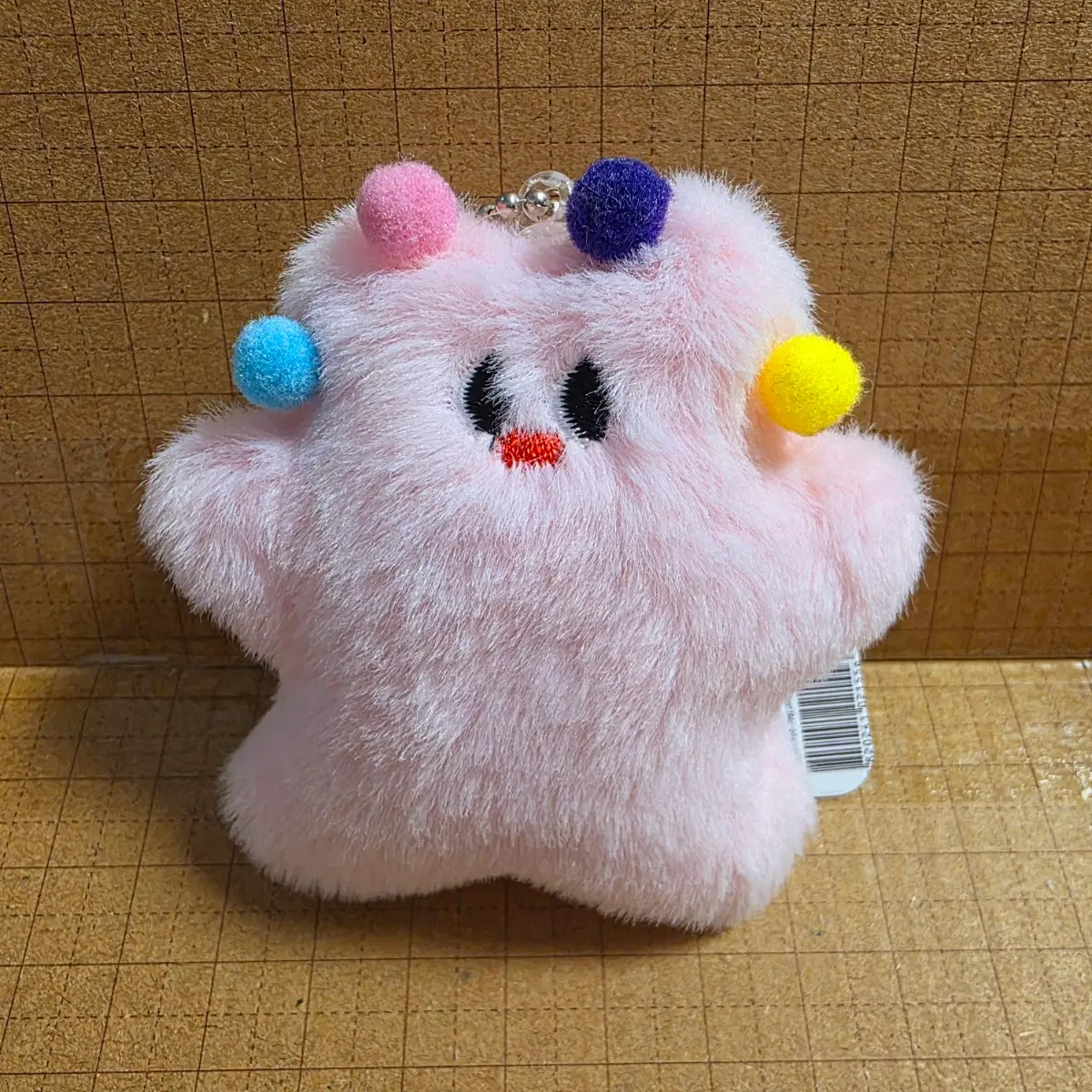 핑크베어 미니 인형 키링 새상품.