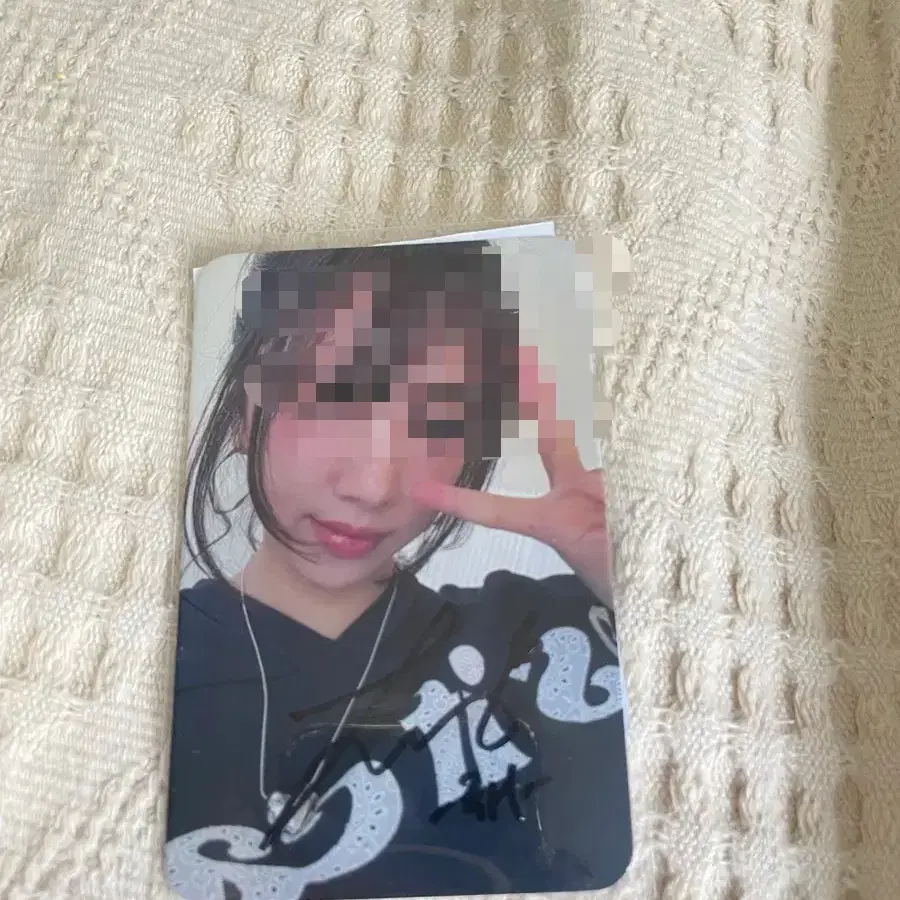우아 루시 싸인 포토카드