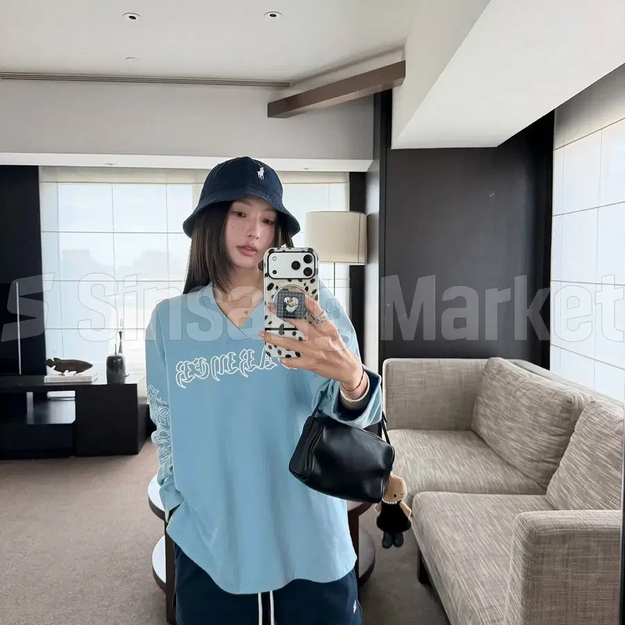 [빠른발송] 크로스브이맨투맨