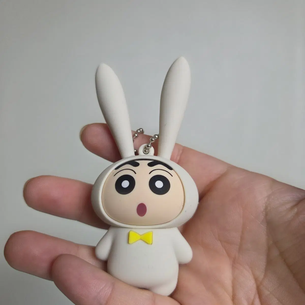 빈티지 토이 인형 고전 만화 피규어 캐릭터 마스코트 일본 짱구는 못말려 토끼 키링 스트랩