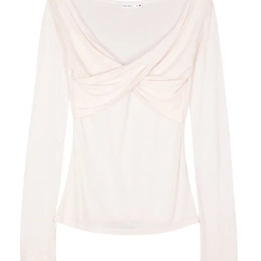 레이즈미야 아오이 리본 발레 셔링 티셔츠 핑크 reisemeya aoi ribbon ballet shirring