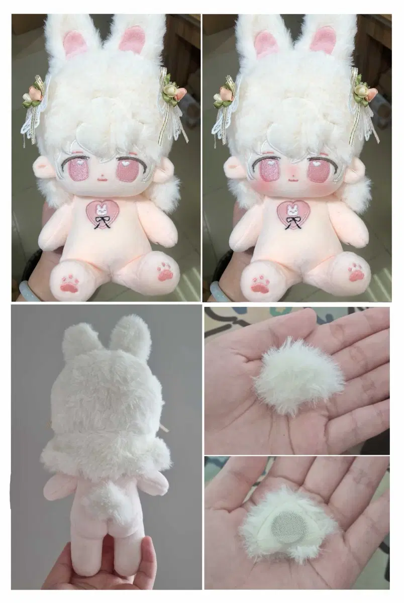 20cm 무속성 솜인형 베리슈 + 퍼피옷장 의상 세트