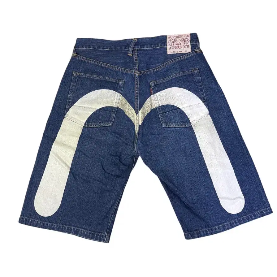 빈티지 00s 에비수 EVISU lot.2001 하프팬츠 36