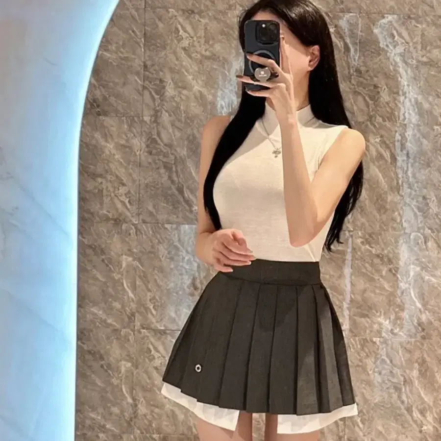 미우 테니스 스커트