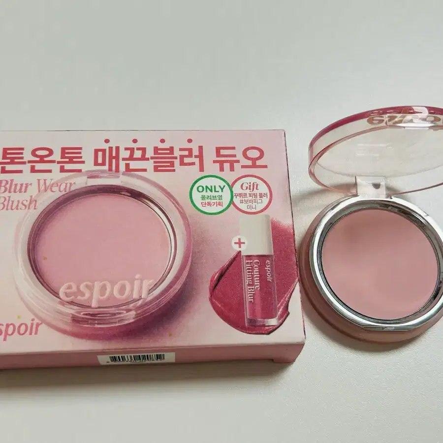 에스쁘아 블러 웨어 블러쉬 누핑크