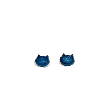 No.4125 작고 아담한 고양이 레진 핸드메이드 귀걸이