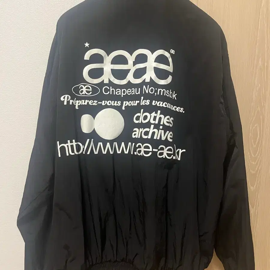 aeae 바람막이 블랙 에이이에이이 집업