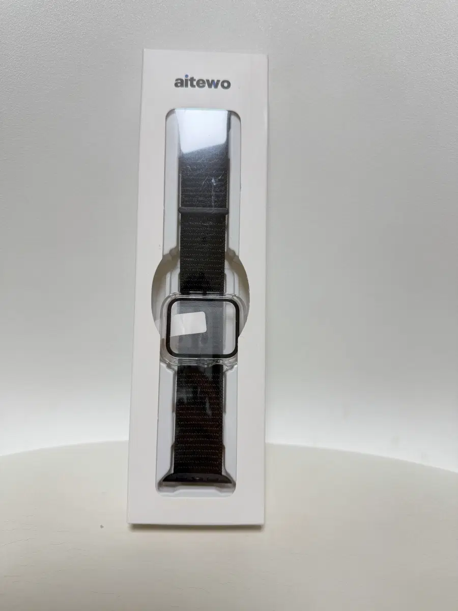 새상품 애플워치 호환 나일론 벨크로핏 스트랩 풀커버 케이스 세트 40mm