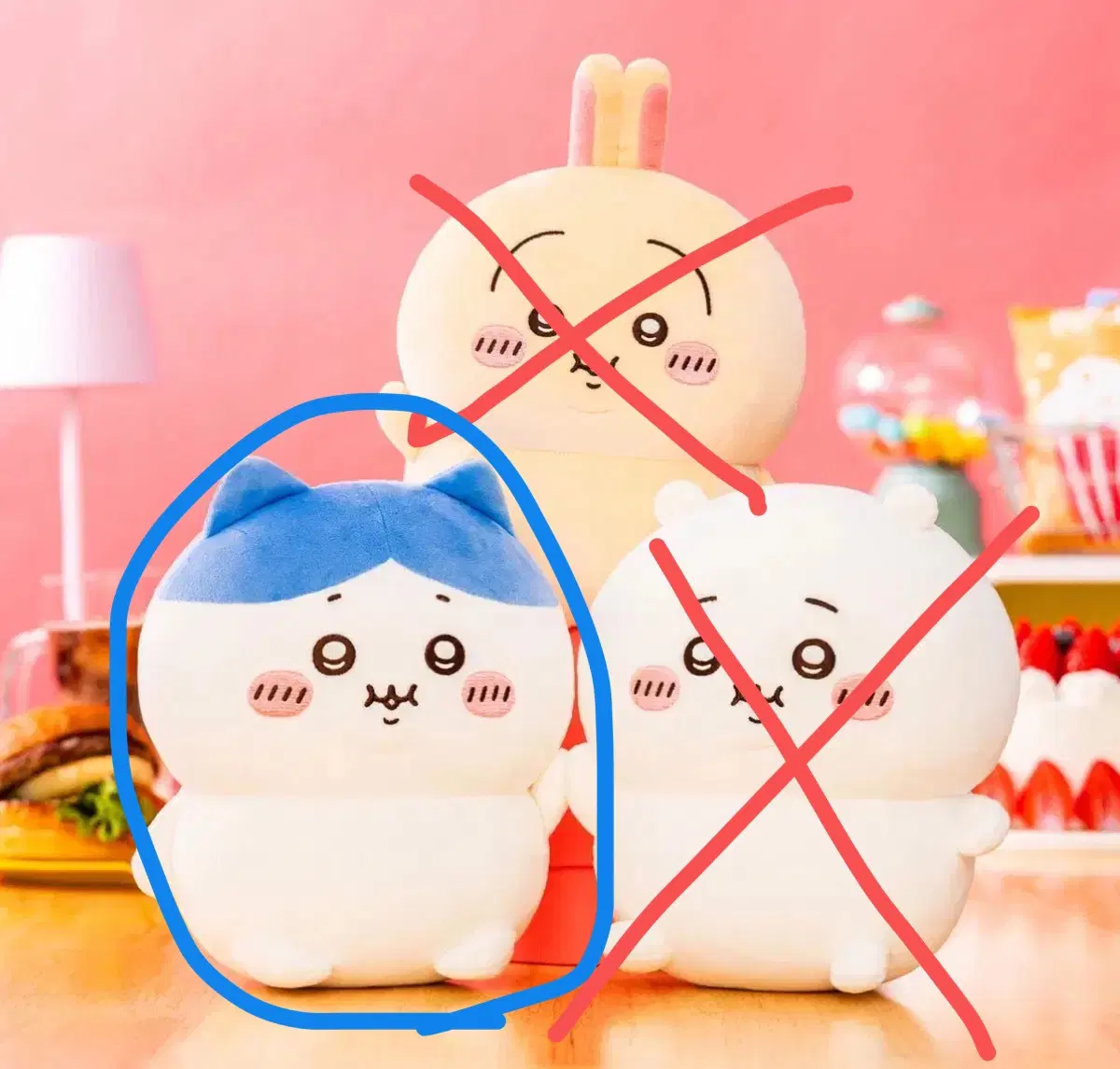 통통 치이카와 포동포동 손바닥인형 하치와레