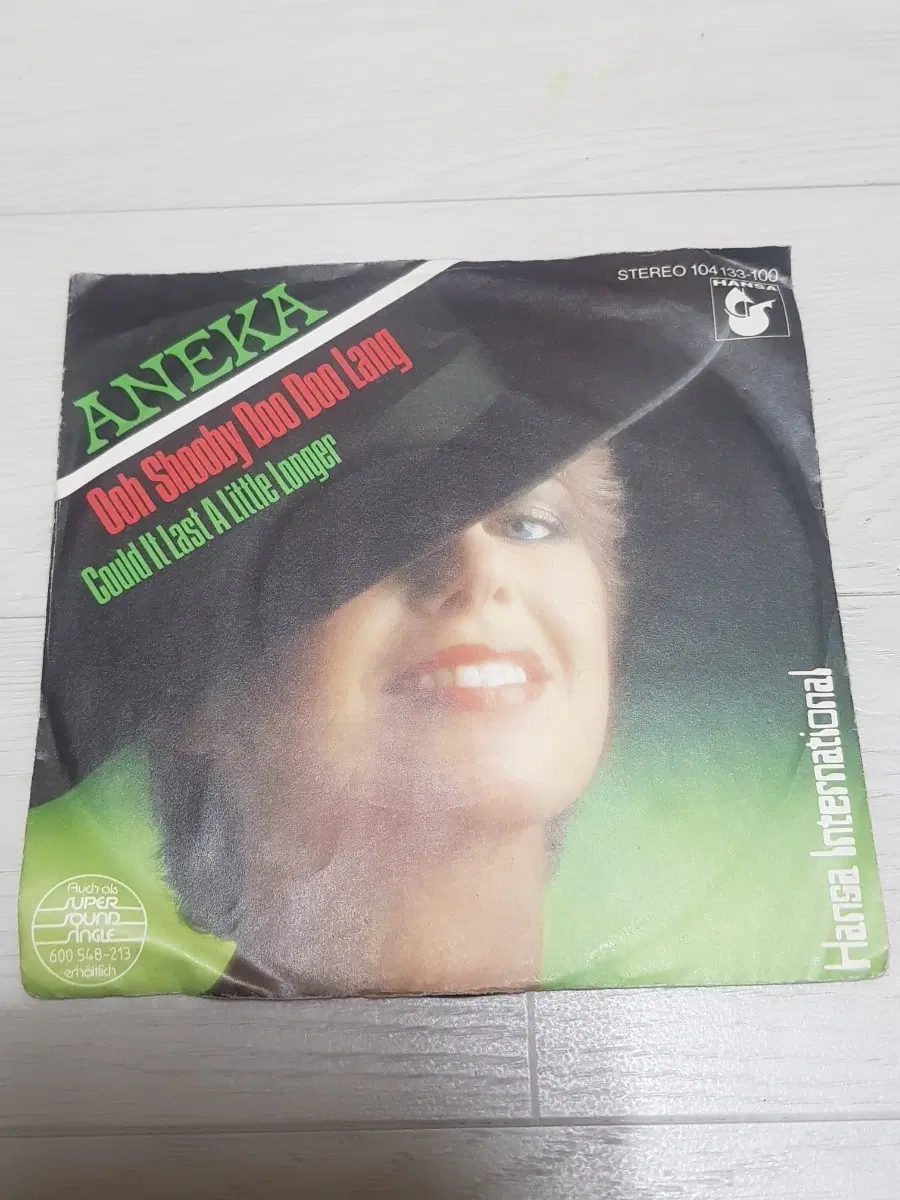 유로팝 레게 Aneka: Ooh Shooby Doo Doo Lang 독일반 7인치싱글 바이닐vinyl 도넛판 45rpm