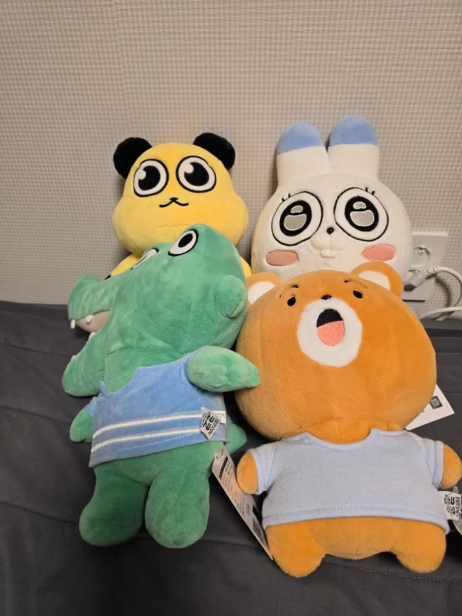 인형 소심한 호랭이 코코 4종 일괄 바로 토토 제제 미우 30cm