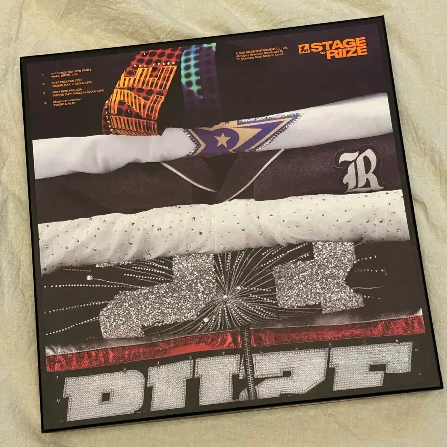 라이즈 RIIZE 1st STAGE to RIIZE 블루레이 4DISC