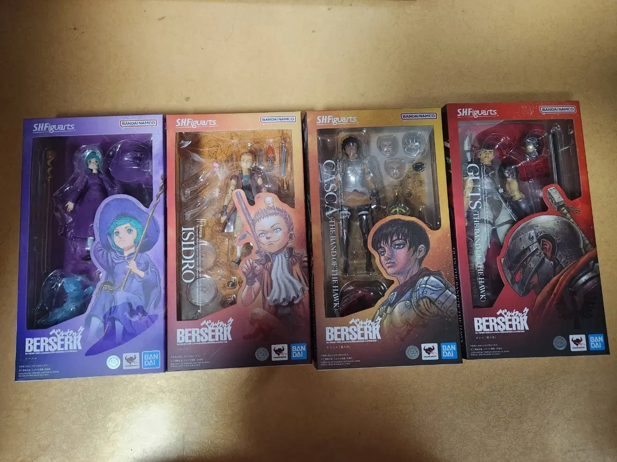SHFiguarts 베르세르크 피규어 4종 미개봉 택포 30만