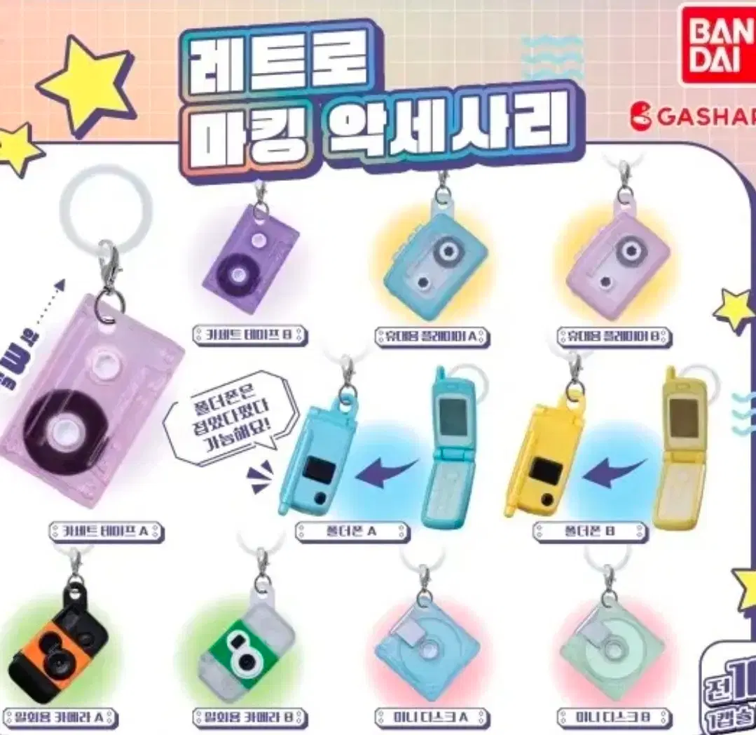 (미개봉) 헤이세이 레트로 마킹 메지루시 가챠