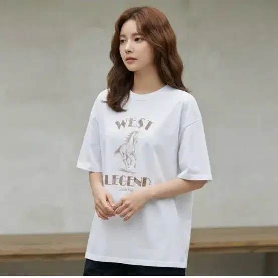[L]스파오 western 반팔티 새상품