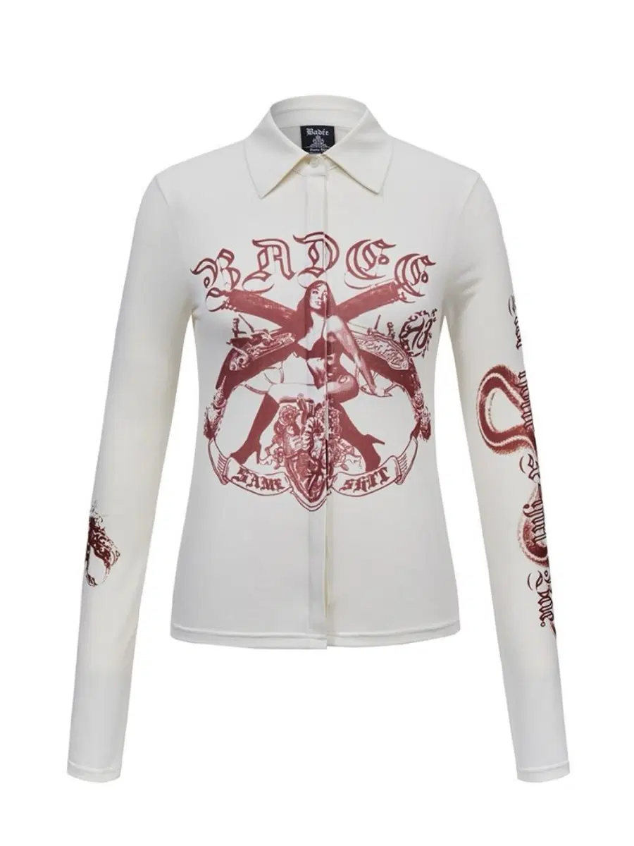 배디 슬리브 셔츠 SPELLBOUND DTP SHIRT CREAM