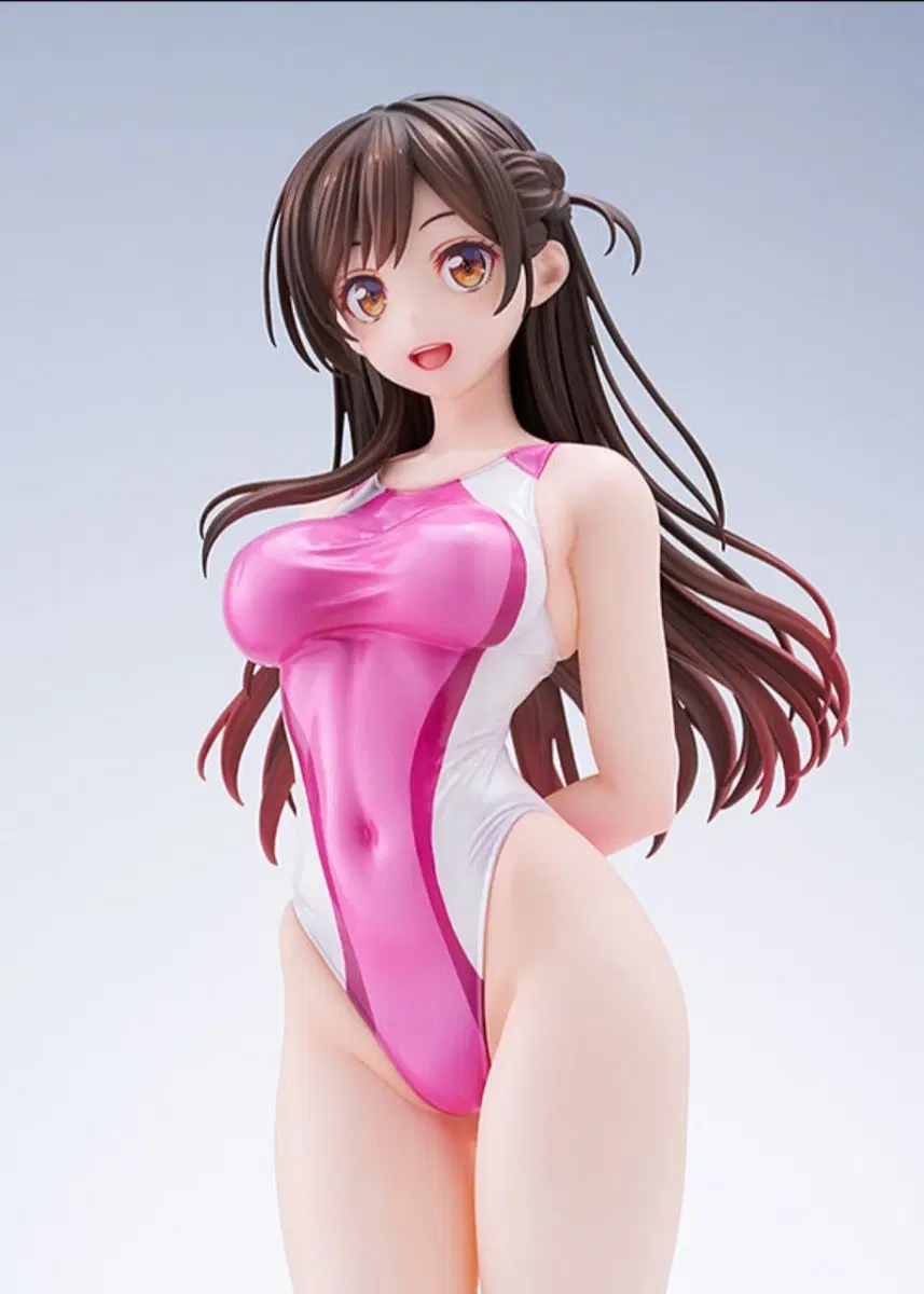 아마쿠니 1/7 스케일 여친, 빌리겠습니다 미츠하라 치즈루 수영복 피규어(착불, 직거래 가능)
