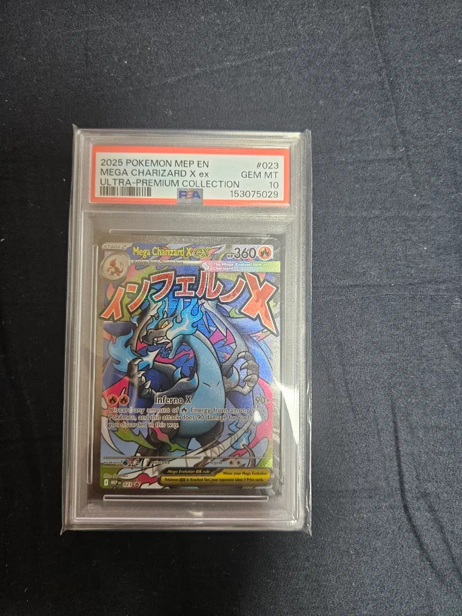 포켓몬카드 북미판 메가리자몽 psa10