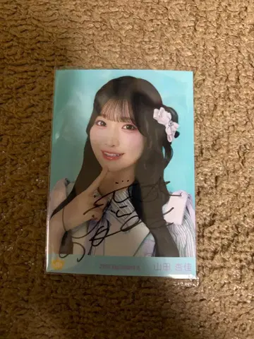 야마다 안즈 생사진 친필 요리 썸머 트윈 테일 니어 조이