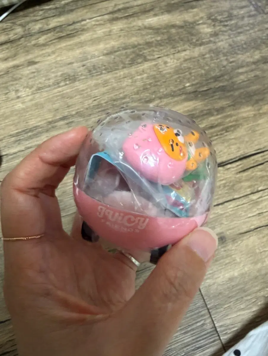 주시 프렌즈 캡슐 토이 핑크