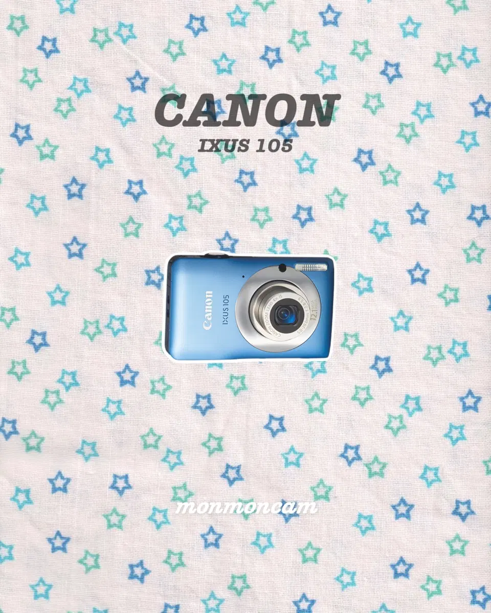 [A급] 캐논 익서스105 블루 디카 (익시200f) Canon