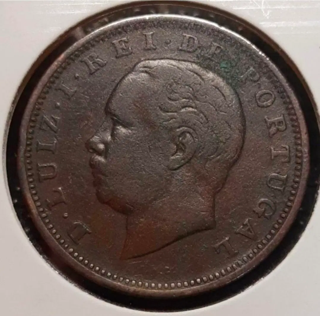 포르투칼 1884년 루이스1세 20레이스 대형주화.외국주화 주화 화폐