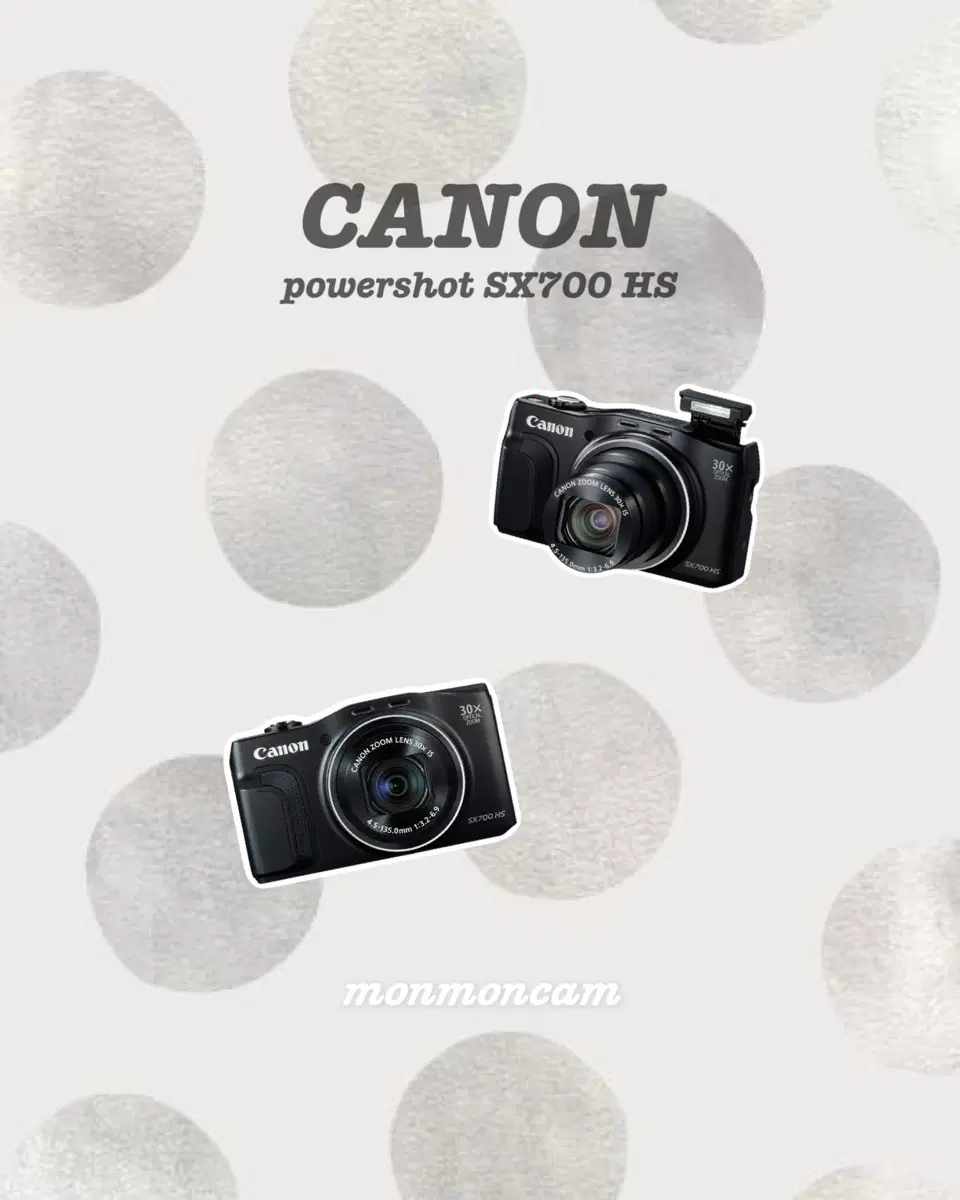[하이엔드] 캐논 파워샷 sx 700 hs 블랙 디카 Canon