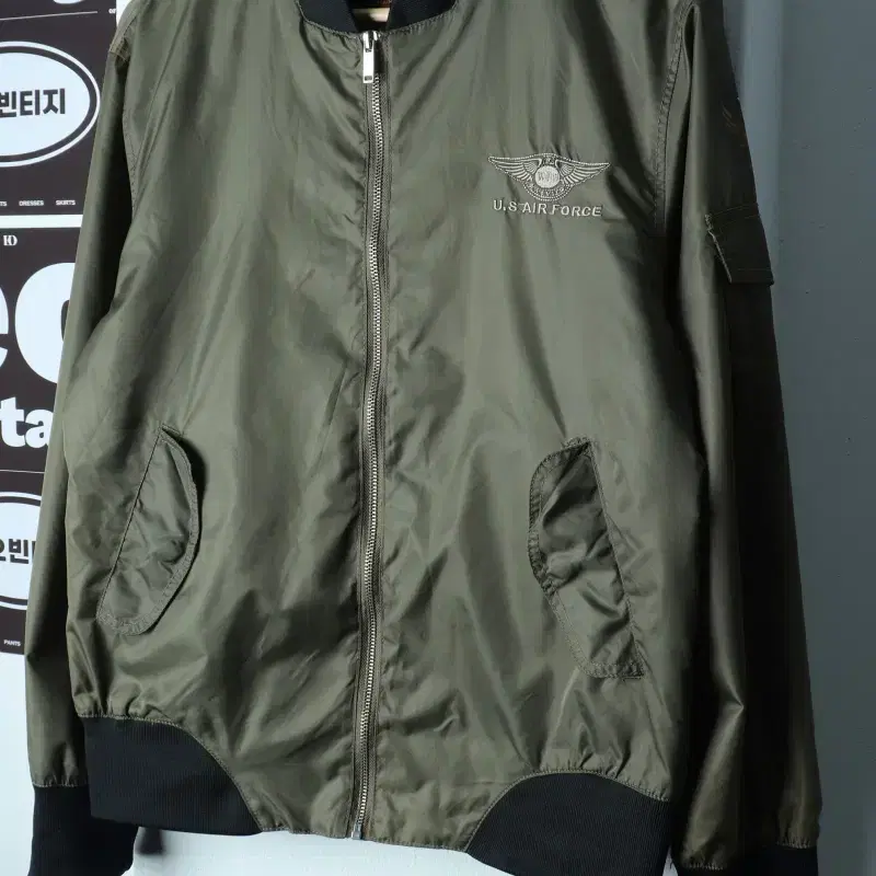 (M-L) 브랜드빈티지 집업 바람막이 점퍼자켓 항공 MA1-H39044