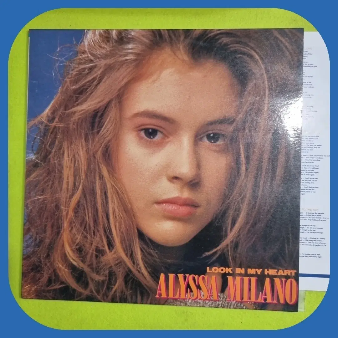 알리사 밀라노 LOOK IN MY HEART .LP.NM/M